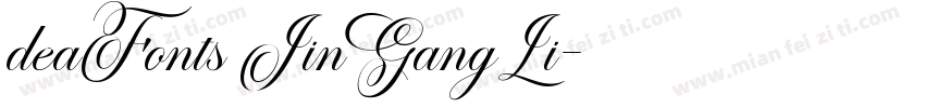 deaFonts JinGangLi字体转换